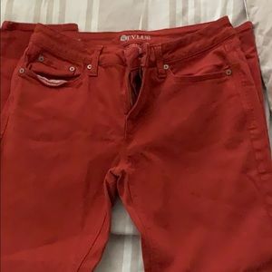 Colored skinny jeans